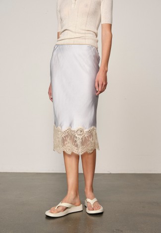 HERBET SKIRT IN LIGHT BLUE