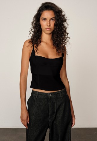 TOMA TOP IN BLACK