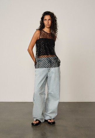 ESME JEANS IN INDIGO CONTRAST