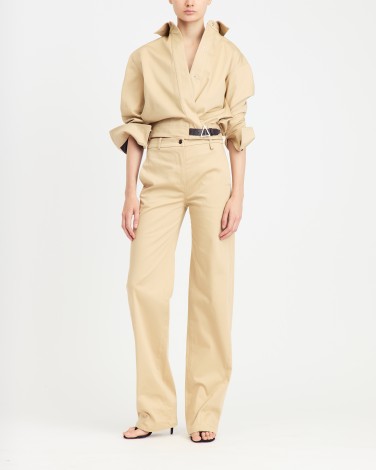 JUNIA TROUSER IN SABBIA