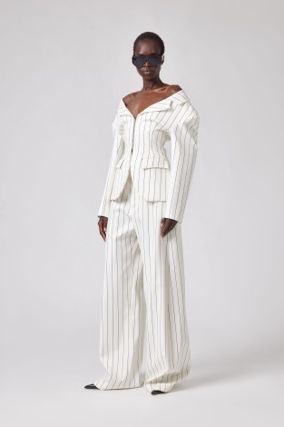 GIACCA/BLAZER IN WHITE/BLACK