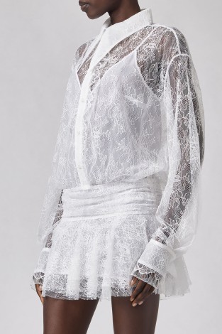 ABITO CORTO/SHORT DRESS IN WHITE