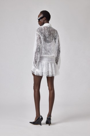 ABITO CORTO/SHORT DRESS IN WHITE