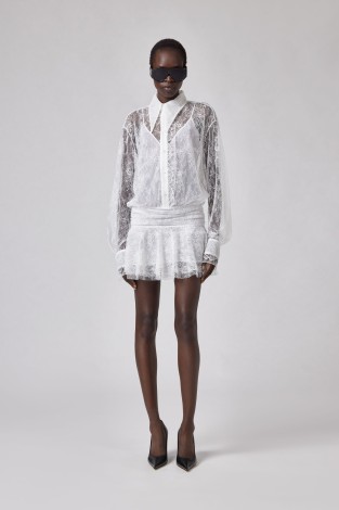 ABITO CORTO/SHORT DRESS IN WHITE