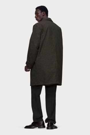 COAT IN IRIDESCENT TAFFETA