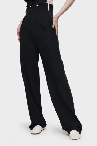 PANTS BLACK WOOL