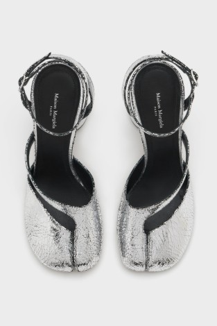 TABI SANDAL PUMP H80 SILVER