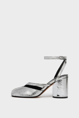 TABI SANDAL PUMP H80 SILVER