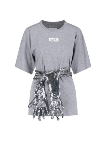 T-SHIRT LIGHT GREY MELANGE