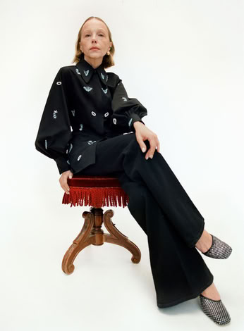 AFIA EMBROIDERED SHIRT 