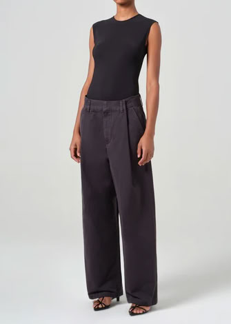 AURA SLEEVELESS BODYSUIT IN BLACK