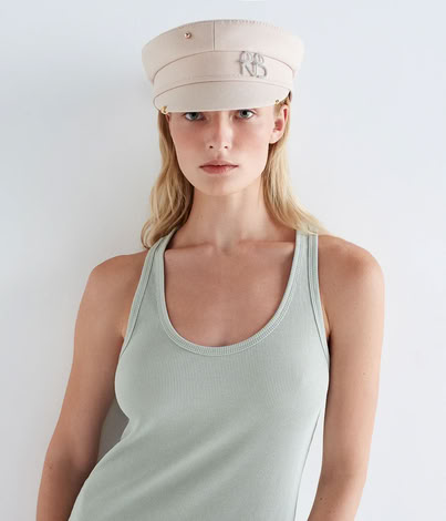 BAKER BOY CAP IN BEIGE