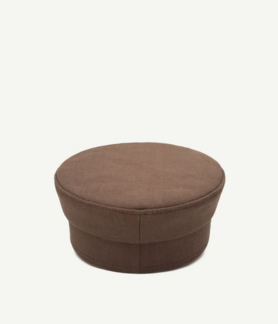 BAKER BOY CAP IN BROWN