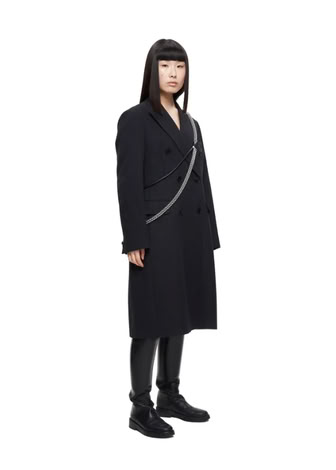 HARNESS TWO IN BLACK AND SILVER