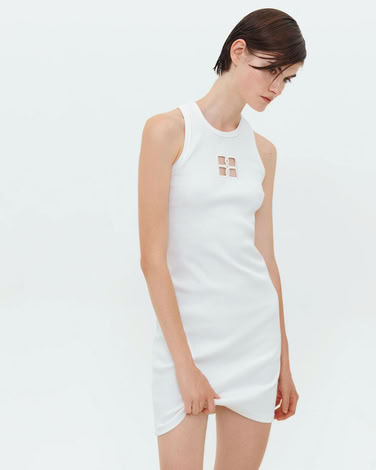 BB White DRESS MONOGRAM