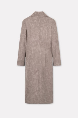 CALLIE STRUCTURE WOOL BLEND CINNAMON MELANGE