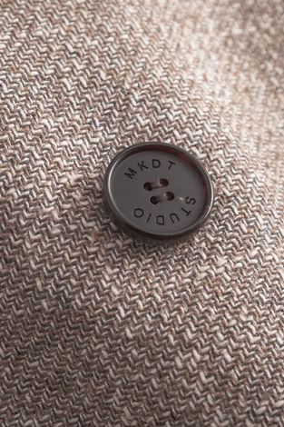 CALLIE STRUCTURE WOOL BLEND CINNAMON MELANGE