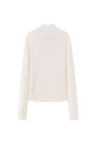 CAPRI ZIPPER TANK IN WHITE