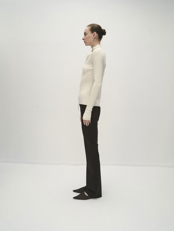 CAPRI ZIPPER TANK IN WHITE