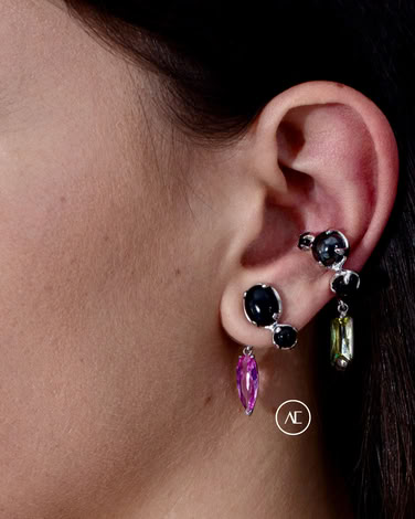 CLIMAX PUNK EAR SET IN SILVER