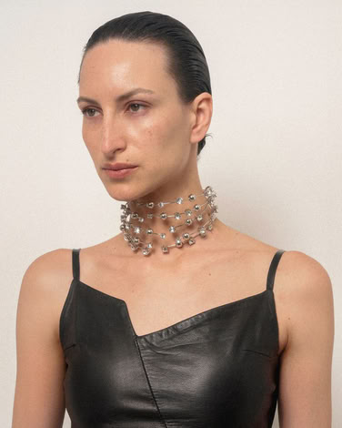 CONSTELLATION COLLIER IN SILVER