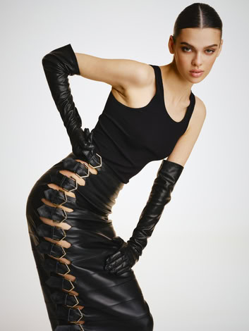 DAHLIA SKIRT IN BLACK