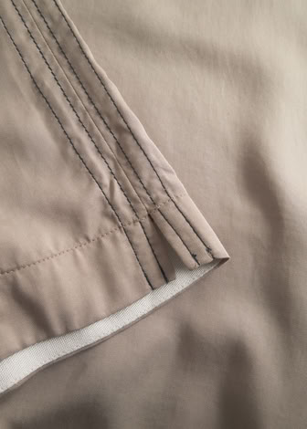 WIDE LEG DRAWSTRING TENCEL TROUSERS LIGHT KHAKI