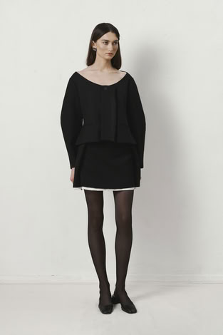 'INGLE' JACKET IN BLACK 