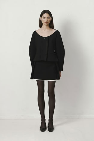 'INGLE' JACKET IN BLACK 