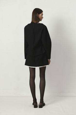 'INGLE' JACKET IN BLACK 