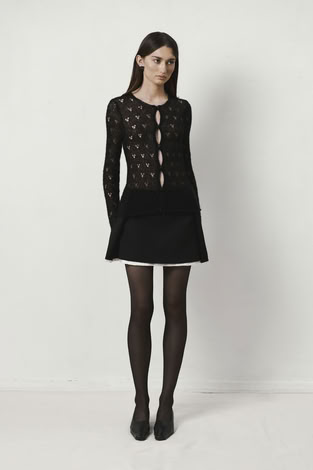 'INGLE" SKIRT IN BLACK