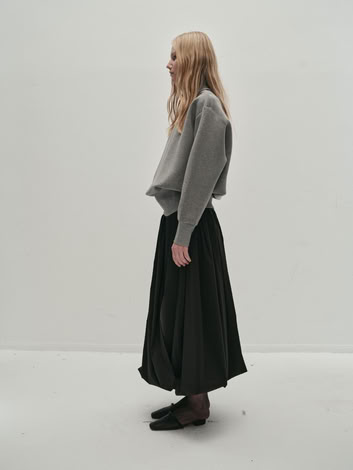 JULIET BALOON SKIRT IN BLACK