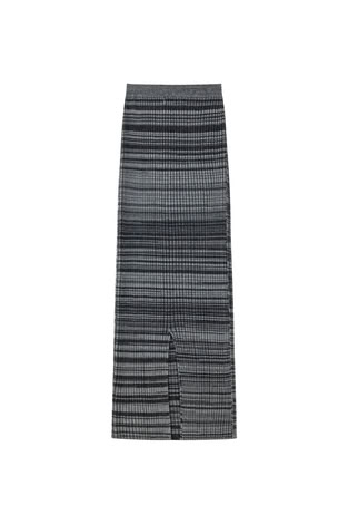 JULIET KNIT SKIRT IN GREY