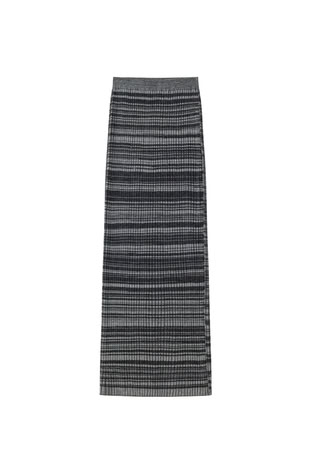 JULIET KNIT SKIRT IN GREY