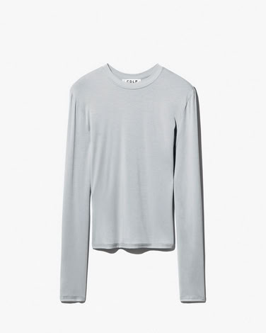 W - T-SHIRT LONG SLEEVE LIGHTWEIGHT IN CEMENT 