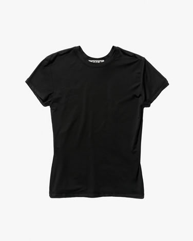 W - T-SHIRT SHORT SLEEVE LIGHTWEIGHT IN BLACK