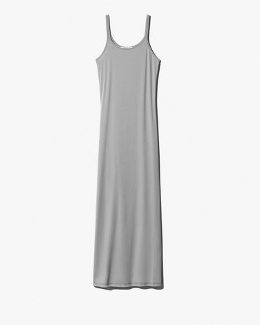 W - LIGHTWEIGHT TANK DRESS IN CEMENT 