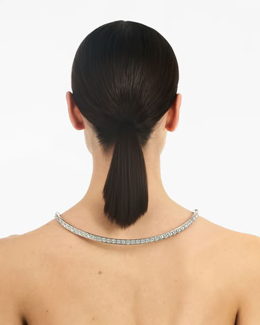 LINE NECKLACE IN SILVER 