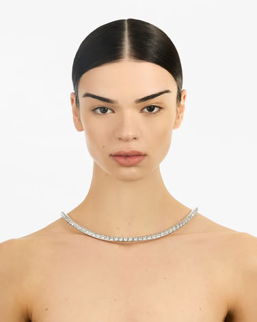 LINE NECKLACE IN SILVER 