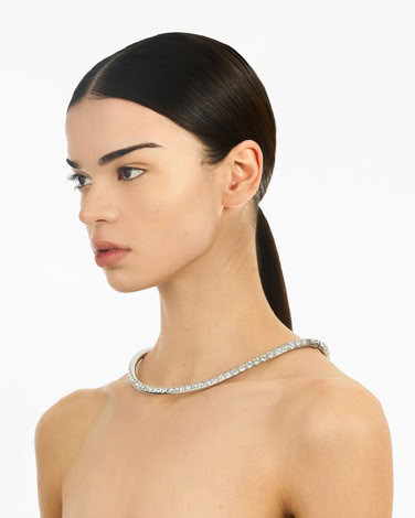 LINE NECKLACE IN SILVER 