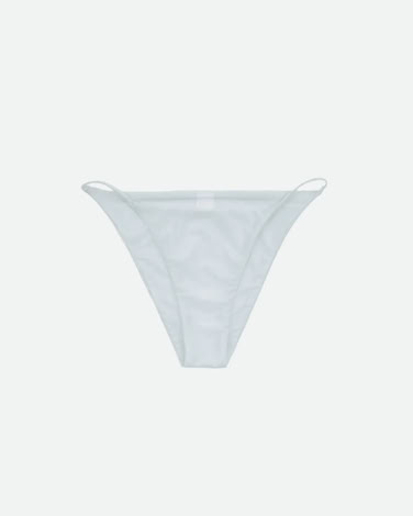 LOW-RISE BIKINI AQUA