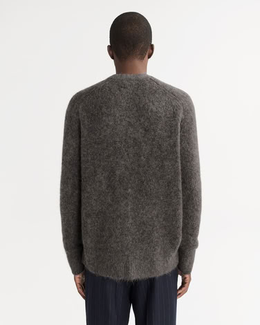 MEN'S ALPACA CARDIGAN WOOD