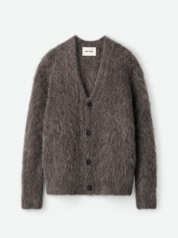 MEN'S ALPACA CARDIGAN WOOD