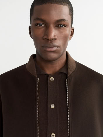 MEN'S BOMBER JACKET MOCHA