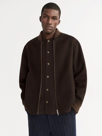 MEN'S BOMBER JACKET MOCHA