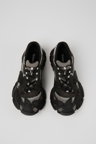 MEN'S TORMENTA MESH SNEAKERS IN BLACK/GREY