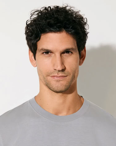 M - MIDWEIGHT T-SHIRT  CEMENT