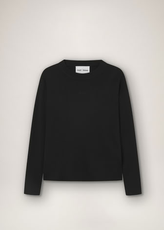 MILANO KNIT MOCKNECK SWEATER BLACK 