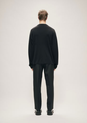 MILANO KNIT MOCKNECK SWEATER BLACK 