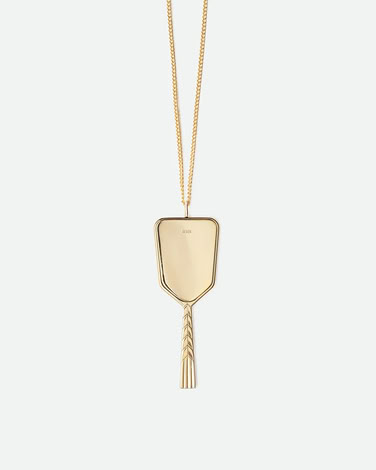 MIRROR PENDANT IN GOLD